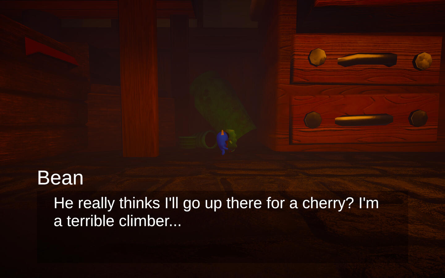 Dialogue with character