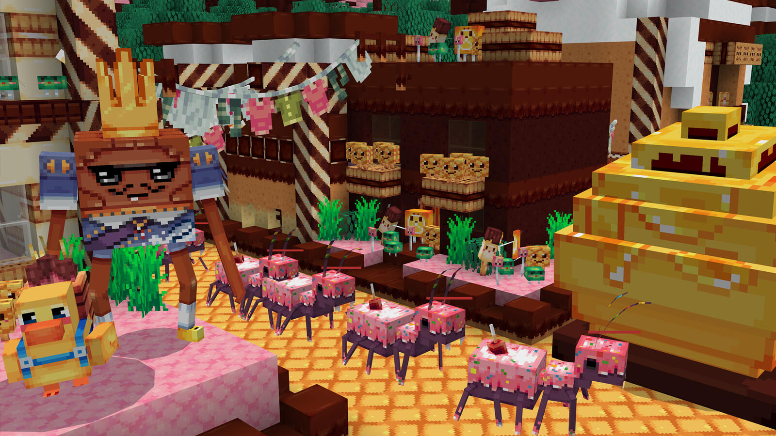 Ant enemies attacking